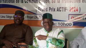 A droite Aboubacar Zida, sponsor de la 4e édition