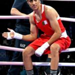 La boxeuse Imane Khélif sur le ring