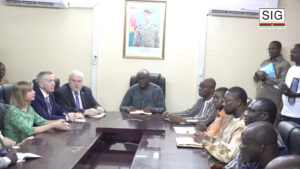 Séance de rencontre avec le ministre de l’Energie, des mines et des carrières Yacouba Zabré GOUBA et l'équipe Rosatom