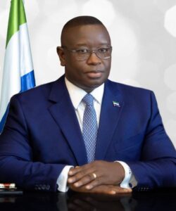 le chef de l’Etat sierra-léonais, Julius Maada Bio