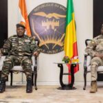 le Général de Brigade Abdourahamane Tiani et le Colonel Assimi Goita