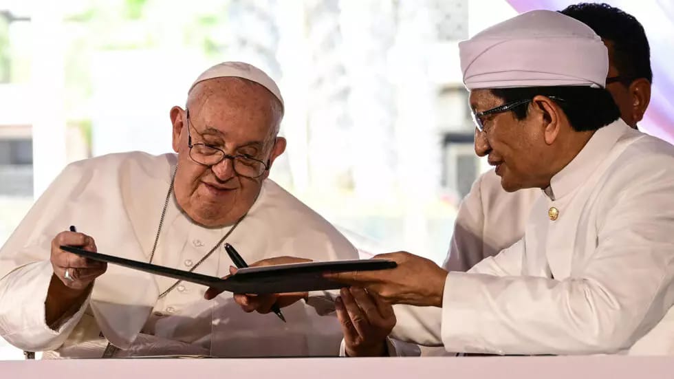 Le pape François et le grand Imam